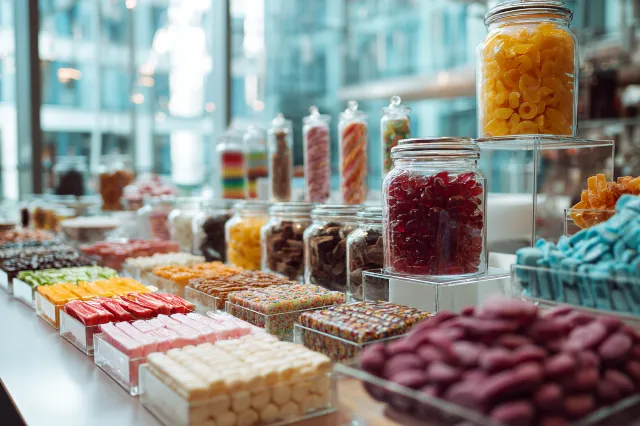 Słodki stół na event firmowy – jak obliczyć ilości i dobrać asortyment z hurtowni na eventowy candy bar?